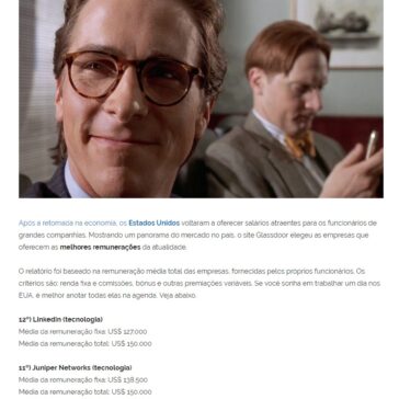 As 10 empresas que pagam os melhores salários dos Estados Unidos – Revista Versatille Online